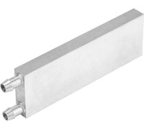 40x160x12mm alumīnija ūdens dzesēšanas bloks CPU dzesētājam, šķidrā ūdens dzesēšanai, datora klēpjdatoram, sudraba krāsā