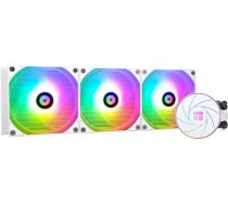 TR Aqua Elite 360 White ARGB ūdens dzesētājs CPU ar 3 x 120 mm PWM ventilatoriem ar ātrumu 1550RPM AMD/AM4/AM5&Intel LGA1150/1151/1200/2011/1700 ūdens dzesētājs CPU (White ARGB)