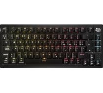 Corsair K65 Plus Wireless Keyboard 75% RGB Hot Swap mehāniskā spēļu tastatūra MLX Fusion ar iepriekš eļļotiem skārienjūtīgiem slēdžiem - PBT taustiņu vāciņi - QWERTY ES - melna