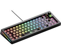 Glorious Gaming GMMK 3 Barebones: Gaming-Tastaturset mit Knopf, 65 % mehāniskā tastatūra, modulāra Dichtungssystem, Hot-Swap MX-5-Pin, Schalldämmung, Aluminium-Schalterplatte, ISO / EU - Schwarz