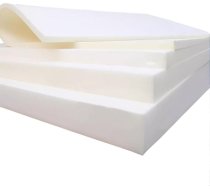 Augsta blīvuma putu spilvenu spilvens Dīvāns Universāls sēdeklis Ēdamistabas krēsls Krēsls ratiņkrēsls RV iekštelpu āra polsterējums (100x45cm, 12cm biezs) Balts