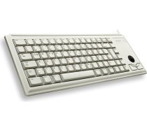 CHERRY G84-4400 Kompakta tastatūra ar Trackball, ES izkārtojums (QWERTY), vadu (USB ports), 2 peles pogas, mehāniskā CHERRY ML slēdži, pelēka