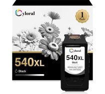 540XL kasetnes printerim Canon 540 XL (1 melna) priekš MG2150 MG3150 MG3550 MG3650 MG4200 MX475 MX525 MX535 TS5100 TS5150 TS5151 (1 melna)