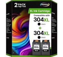304XL tintes kasetnes, kas saderīgas ar HP 304 XL Black priekš HP DeskJet 2620 2622 2630 2632 2633 2634 3720 3730 3733 3735 3735 3750 3760 Envy 5010 5020 5000 30 x 50cm 32 5055 AMP 120 131 Printeris (2