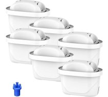 GLACIER FRESH ūdens filtra kasetnes Brita Maxtra+ Plus, Maxtra Pro All-in-1 ūdens filtrs, saderīgs ar Brita Marella krūku, samazina PFAS, hloru, kaļķus un metālus (6)