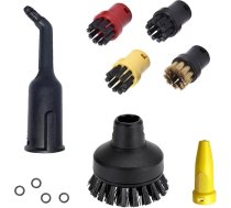 11 gab. tvaika tīrītāja piederumi Karcher tvaika tīrītāja piederumiem ar sprauslām, blīvējuma gredzeniem un apaļām birstēm Karcher SC1 SC2 SC3 SC4 SC5 SC7 CTK10