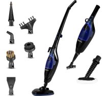 Zeegma Puur Prime Control 13 in 1 tvaika slota Rokas tvaika slota sprauslu komplekts grīdām, paklājiem, flīzēm, šuvēm, logiem, audumiem, tīrīšanai bez mazgāšanas līdzekļiem, salokāms, 1500 W, 400 ml