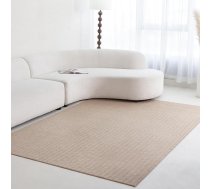 Mūsdienīgs īssvilnas paklājs no imitācijas kašmira - salokāms, mazgājams dzīvojamās istabas un guļamistabas paklājs, 200 x 300 cm, kamieļu krāsā