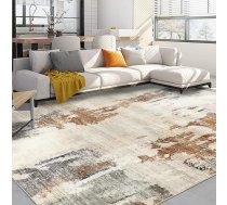 Capslpad Modern Abstract Rug 200 x 300 cm Mazgājams dzīvojamās istabas paklājs Neslīdošs Mīksts īss plūksnas mākslīgās vilnas Boho Art grīdas paklājs dzīvojamajai istabai, guļamistabai, mājas birojam, ēdamistabai