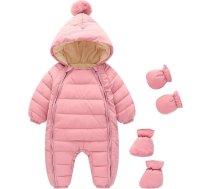 Bērnu ziemas jaka Sniega kombinezoni Meitenēm garām piedurknēm kombinezons Zēniem kombinezons Sniega kombinezons Bērniem Sniega ziemas kombinezons Ziemas kombinezons ar kapuci Kapuces kombinezons 0-24 mēneši