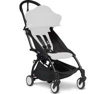 BABYZEN YOYO2 ratiņu rāmis, melns – tekstila komplekts nav iekļauts – komplektā ietilpst 5 punktu drošības jostas, daudzfunkcionāls atzveltnes regulētājs, kapuciņa, plecu siksna un aizsargājoša uzglabāšanas soma.