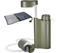 Rokas sūkņa ūdens filtra piederumi Ūdens attīrītājs Pārgājieni Viegls filtrēšanas 0,01M Integrēts ātrs plūsmas kompakts izdzīvošanas aprīkojums ceļojumiem āra aktivitātēm