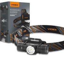 Videx augstas kvalitātes galvas lukturis LED uzlādējams I Kempinga un pārgājienu piederumi I Skriešanas lukturis ar USB C uzlādējamu I Skriešanas lampa ar bateriju skriešanai I H065A 1200Lm 5000K