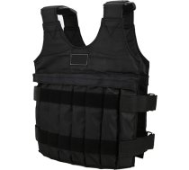 Regulējama svara veste, treniņu veste, maksimālā slodze 20 kg, ar 16 kabatām sporta zālei, treniņiem, sportam, boksa treniņiem