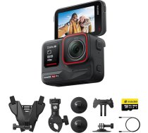 Insta360 Ace Pro motocikla komplekts – ūdensizturīga darbības kamera ar Leica sensoru un AI trokšņu samazināšanu 4K120fps 2,4 collu atveramais ekrāns