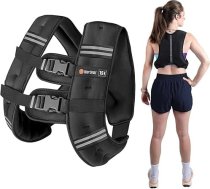 Body Sport svara veste 15 lb Regulējama fitnesa veste spēka treniņiem, skriešanai, iešanai un izturības treniņiem