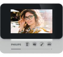 Philips WelcomeEye AddCompact monitors WelcomeEye Compact sērijas paplašināšanai, 4,3" ekrāns, vārtu vadība, interkoms