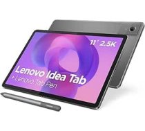 Lenovo Idea Tab - planšetdators ar skārienjūtīgo ekrānu un iebūvētu IA 11 collu 2.5K 90Hz (MediaTek Dimensity 6300, 8 kodi, RAM 8GB, UFS 2.2 128GB, Android 15, Wifi5 + Bluetooth) Tab Pen - pelēks