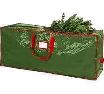 Ziemassvētku eglīšu uzglabāšanas soma 2.5M Mākslīgā Ziemassvētku eglīte Ūdensizturīgs putekļu kukaiņu mitruma maisiņš Zipper Bag ar pārnēsāšanas rokturiem (zaļš)