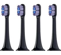 4/8/12/16 Stück kompatible Ersatz-Zahnbürstenköpfe for XIAOMI MIJIA T700 Schallzahnbürste mit weichen Borsten von DuPon(Black purple-4pcs)