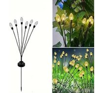 Solarbetriebene LED-Laternen-Bodenleuchten - 4er-Pack für Elegante Außendekoration, 2