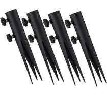 Toyvian 4stücke Erdspiess für Gartenleuchte Metallspieße für Boden Gartenlampen-erdspieße Wegeleuchten-ersatz-erdspieße Erdspieße für Zuckerstangenlichter Erdspieße