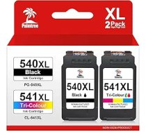 Palmtree 540XL 541XL Kompatibel für Canon Druckerpatronen 540 541 XL für Canon TS5150 Druckerpatronen für PIXMA MG3650s MG3650 MG3650 MG3600 MG3350 TS5100 TS5151 MX535 MX475 PG540XL CL541XL Schwarz Farbe