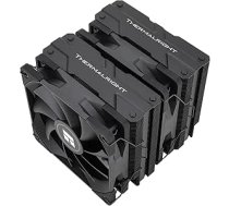 Thermalright Peerless Assassin 120 Black CPU gaisa dzesētājs, 6 siltumcaurules, divi 120 mm C12B PWM ventilatori, alumīnija radiatora vāks, AGHP tehnoloģija, AM4/AM5/Intel LGA1851/1700/1150/1151/1200/2011