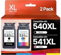 540XL 541XL multipakete, kas saderīga ar Canon printeru kasetnēm 540 541 Canon TS5150 printeru kasetnēm TS5151 MG3600 MG3650S TS5100 MX525 MG3650 MG3550 MG4200 MG4250 MX475 (PG55 40 Black, CL44541