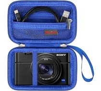 Elonbo Blue Camera Case Bag for Sony ZV-1 ZV-1F ZV-1 II RX100 VII RX100 VII RX100 VI RX100 V RX100 IV RX100 III Compact Digital Camera Sony Vlogging Camera Travel Bag
