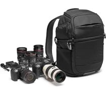 Manfrotto Advanced Fast III profesionāla kameras mugursoma bezspoguļa kamerām ar objektīviem un klēpjdatoram ar maināmiem polsterētiem sadalītājiem, sānu piekļuvi, statīva stiprinājumu