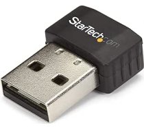 StarTech.com USB Wi-Fi adapteris - AC600 - Divjoslu bezvadu adapteris - 1T1R 802.11ac Wi-Fi adapteris - 2,4 GHz / 5 GHz