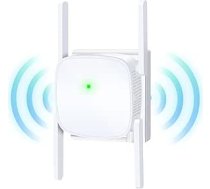 WiFi retranslators 1200 Mbit/s WLAN pastiprinātājs, divjoslu 2,4 GHz + 5 GHz WiFi pastiprinātājs ar retranslatoru/maršrutētāju/pieejas punktu, 4 antenas, vienkārša uzstādīšana, WiFi paplašināšanas pastiprinātājs ar LAN/WAN portu