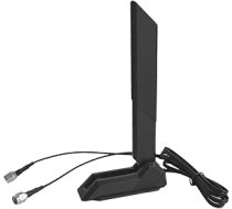 JINTAI High Gain 9dBi Tri-Band WiFi 6E Antenne mit Magnetfuß für MSI für PC Desktop Computer - Omnidirektionale 360° Abdeckung, unterstützt 2.4GHz/5.8GHz/6GHz, Bluetooth, PCI-E Karten & WiFi 6/6E