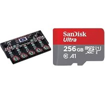 Boss RC-505 MK2 cilpas stacija un SanDisk Ultra Android microSDXC UHS-I atmiņas karte 256GB + adapteris (viedtālruņiem un planšetdatoriem, A1, 10. klase, U1, Full HD video, līdz 150MB/s lasīšanas ātrums)