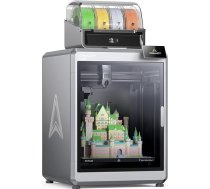 Creality K2 Plus Combo 3D printeris, daudzkrāsu drukāšana ar CFS, drukāšanas ātrums 600 mm/s, soļdzinēja servo sistēma, 350 °C augstas temperatūras tiešais piedziņas ekstrūderis, tilpums 13,78 x 13,78 x 13,78 collas