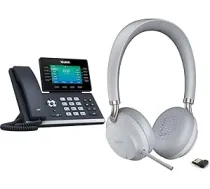 Yealink IP tālrunis SIP-T54W VoIP tālrunis melns + BH72 Lite komandas USB-A