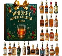 Adventes kalendārs 2025, 24 dienas bez atkārtojuma Adventes kalendārs Alkohola kulons (bez dzērieniem), viskija kulons dāvana, dzērienu kalendārs pieaugušajiem, bāru mīļotājiem un laimīgajiem