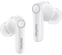 EarFun Air Pro 4+ Bluetooth austiņas ar trokšņu slāpēšanu, hibrīda draiveru sistēma, Hi-Res Audio, aptX Lossless, LDAC, 6 mikrofonu AI zvani, 54 stundu akumulators, daudzpunktu sistēma, nodiluma noteikšana, IP55, Bluetooth 6.0