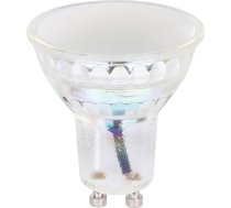 EGLO GU10 lampa, LED prožektors, atstarotāja lampa, 5,8 W, silti balta spuldze, 3000 Kelvīnu, SMD spuldze, spuldzes diametrs 5 cm