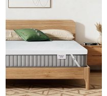 FRIDEKO 5 cm matrača pārvalks 90 x 200 cm, 9 zonu gēla atmiņas putu pārvalks H2 & H3, matrača pārvalks 90 x 200 cm ar mazgājamu pārvalku, Oeko-Tex 100 sertificēts