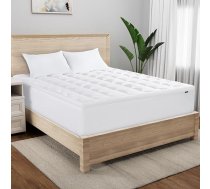 Serta Memory Flex Soft Queen matrača pārvalks, 2" spilvens, izturīgs pret traipiem, ar 15" kabatu drošai pieguļšanai, mazgājams veļas mašīnā, balts