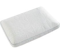 Atvēsinošs atmiņas putu spilvens miegam 60 x 40 x 13 cm, viskoelastiskais spilvens, ergonomisks ortopēdiskais kakla atbalsta spilvens, muguras, vēdera, sānu miega spilvens, balts