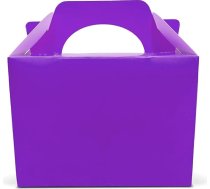 Lotus 40 x einfarbige Partyboxen für Kinder, zum Mitnehmen von Lebensmitteln, Mahlzeiten, Spaß, Picknick, Geburtstag, Hochzeit, Babyparty, Party, Halloween, Süßes oder Leckerli-Box, Beutetasche (lila)