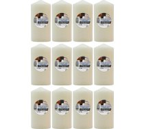 12 x Saldo kokosriekstu aromāta sveces Lielas XXL 120 x 57 mm - Aromātiskās sveces, lielisks ilgums (34-36 stundas) un maigs aromāts - sveču aromterapija