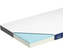 Genius Eazzzy Topper 160 x 200 cm Matracis Topper Matrača aizsarglīdzeklis matracim un Box Spring gultai Viskoelastīgs matrača virskārtas matrača virskārtas gultas pārvalks alerģiju slimniekiem, izgatavots no želejveida putām