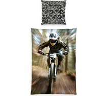 Herding Young Collection Mountain Bike sega 80 x 80 cm sega 135 x 200 cm ar rāvējslēdzēju 100% poliestera mikrošķiedra pārklājs