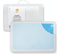 Inphysio - Ergonomisks spilvens - Atmiņas putas ar atvēsinošu gēlu - Taisnstūra formas spilvens - Ortopēdiskais spilvens - Abpusējs pārvalks - 60x40x13 cm - Balts