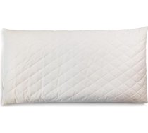 GIRAFFENLAND Bioloģiski audzētu speltas sēklu spilvens 40 x 80 cm Stepēts balts spilvens ar bioloģiski audzētu speltas sēklu sēklām papildu bioloģiskajā tīģelī.