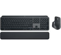 Tastatūra mx keys s + pele + peles paliktniņš grafīts us 920-011614